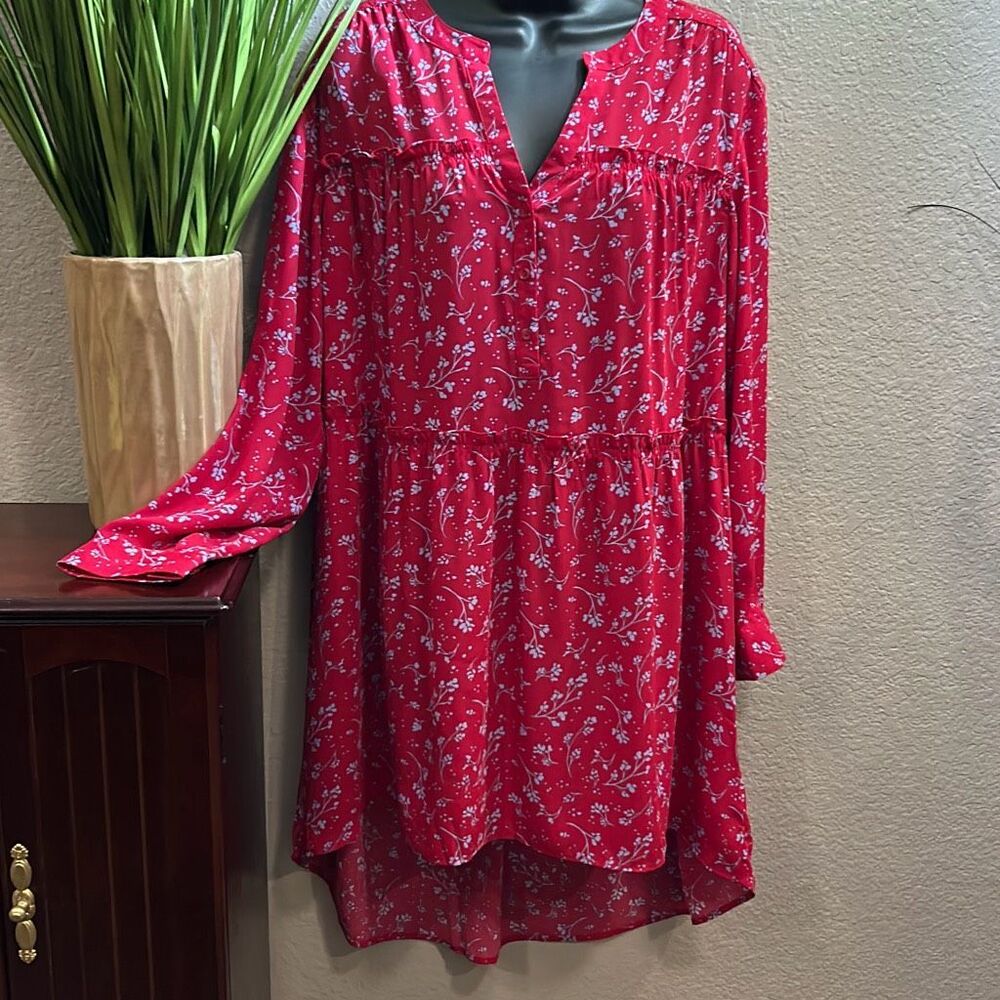 Pioneer woman, extra large, long sleeve printed dress